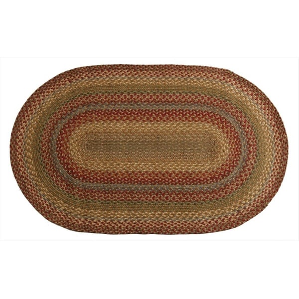 Homespice Decor Azalea Hudson Jute Braided Rugs - Oval 501141 - main